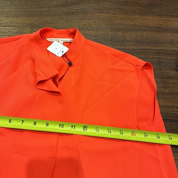 RACHEL Rachel Roy Dress in a Brilliant Orange with Pockets - Picture 11 of 13